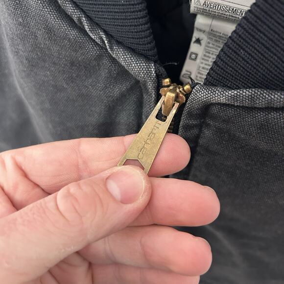 Vintage Carhartt Quilted Canvas Artic Vest “Onyx” V02 ONX - Picture 6 of 9